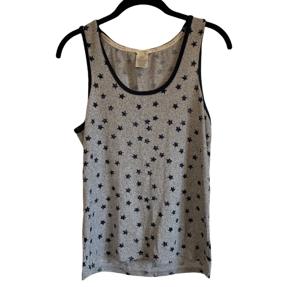 Lucky Brand grey‎ tank with blue stars